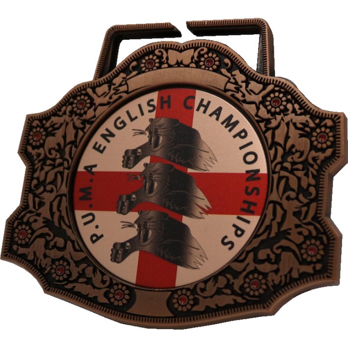 85MM XXL METAL PRINTED MEDAL (6MM THICK) GOLD, SILVER OR BRONZE 